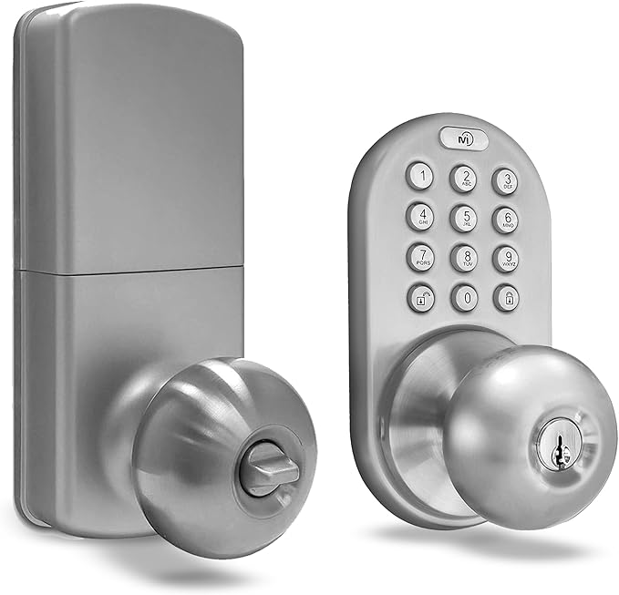 MiLocks TKK-02SN Tkk-Sn Digital Door Knob Lock by MiLocks