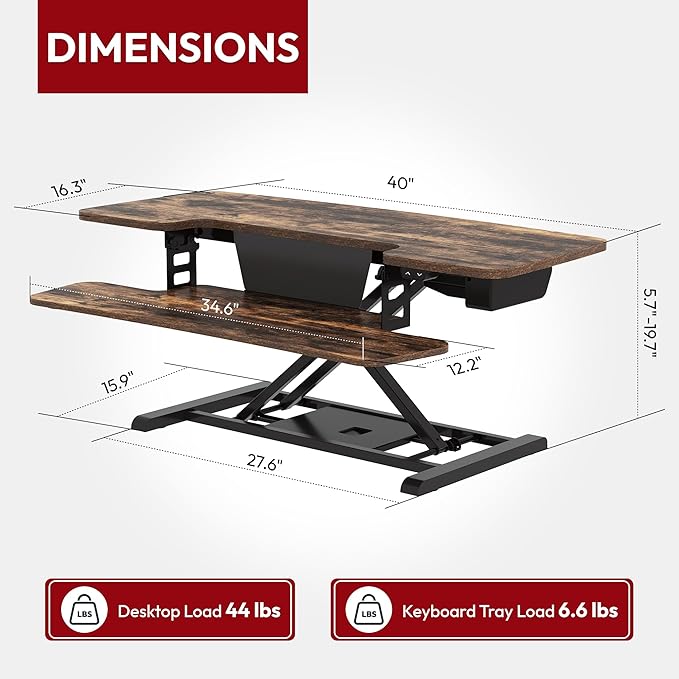 SANODESK Standing Desk Converter - Image 2