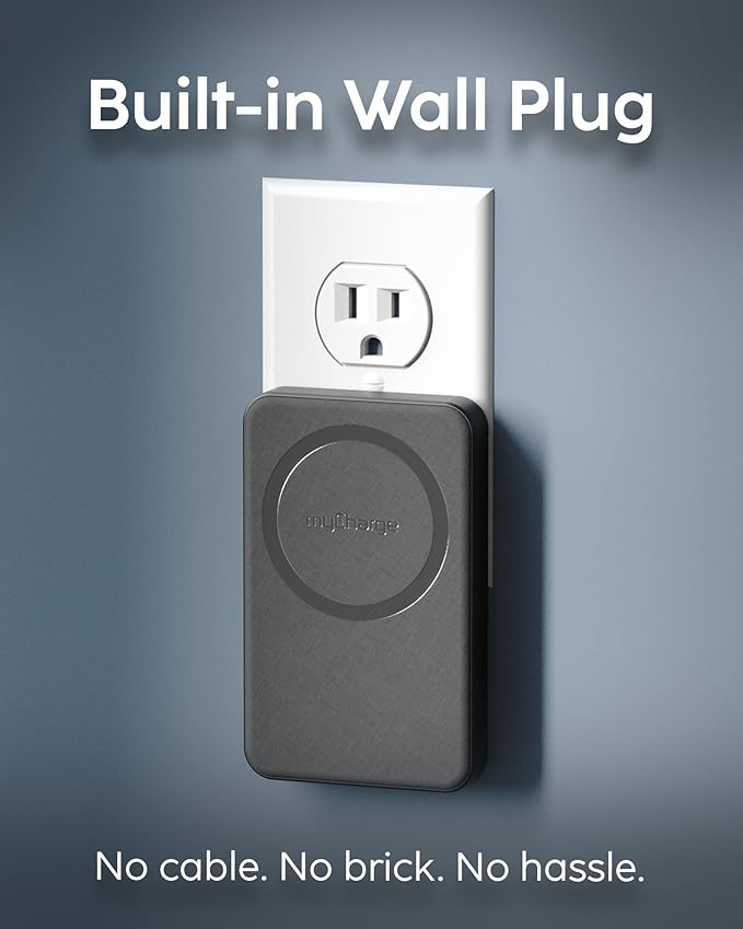 myCharge CliqLuxe+ Magnetic Wireless Power Bank 5, 000mAh | iPhone & MagSafe - Image 4
