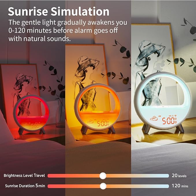 MOMILLA Smart Sunrise Alarm Clock - Image 5