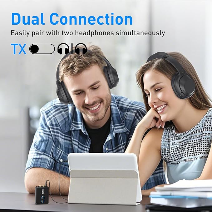 1Mii RCA Bluetooth 5.3 Adapter for TV, 3.5mm AUX Bluetooth Transmitter Receiver - Image 4
