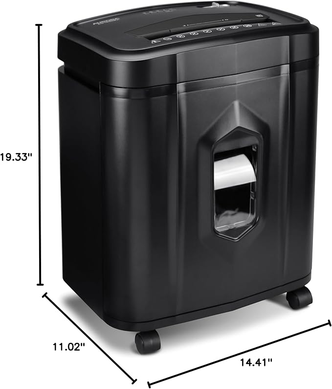Aurora AU1225MA High-Security 12-Sheet Micro-Cut Paper and CD/Credit Card - Image 8