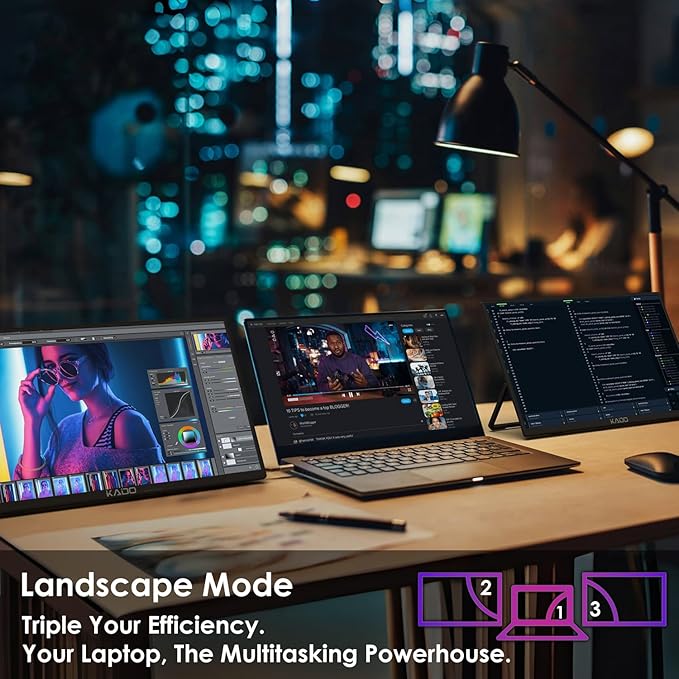 Kado Dual Portable Monitor Setup - Image 2