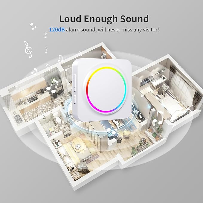 Door Chime, Door Sensor Chime When Door Opens, BITIWEND Door Entry Alarm - Image 9