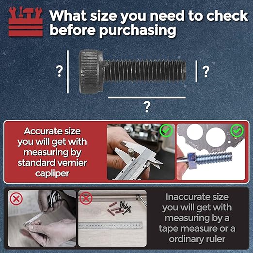 Kozelo 50pcs Socket Head Cap Screws - Image 7