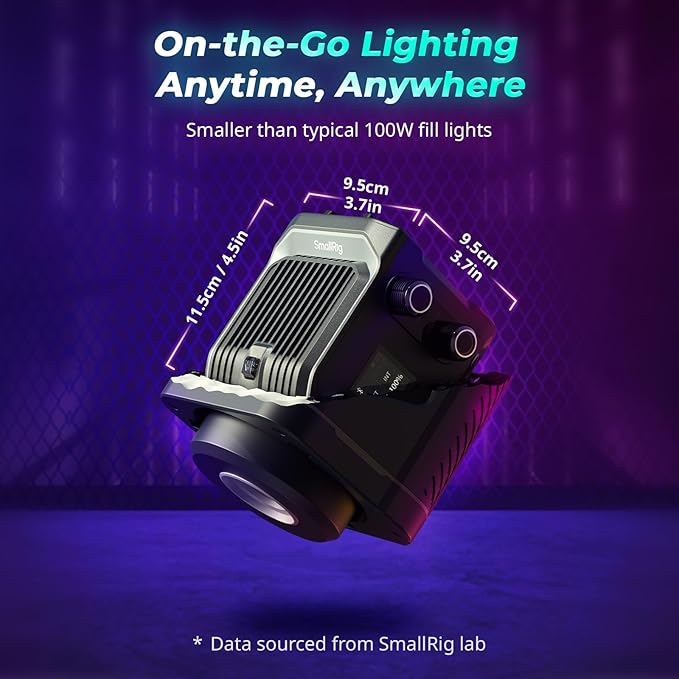 SmallRig RC 100C RGBWW LED Video Light, - Image 2
