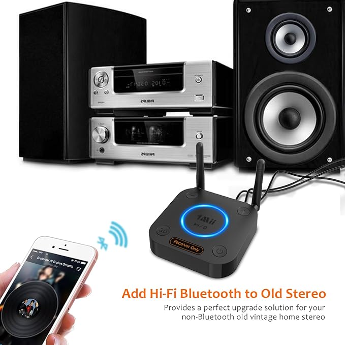 1Mii B06Pro Long Range Bluetooth Receiver, HiFi Wireless Audio Adapter - Image 3
