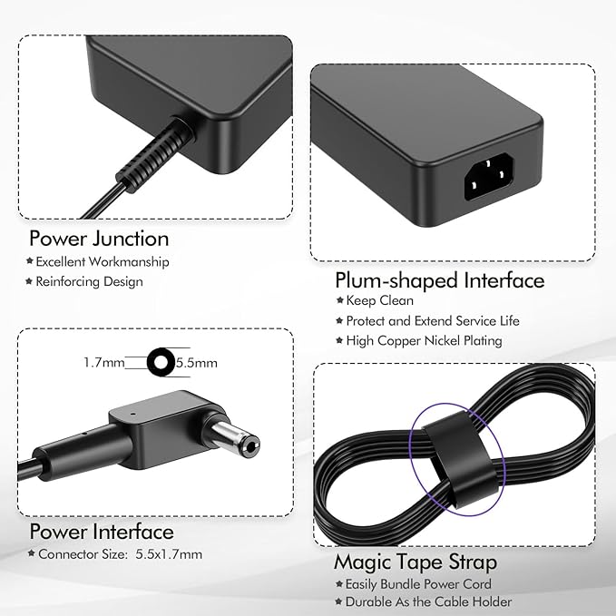 280W 14.36A 19.5V AC Charger for Acer Predator Helios 300 PH315-55 PH315-52 - Image 5