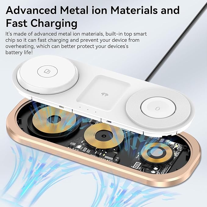 3 in 1 Fast Wireless Charger Stand - Image 6