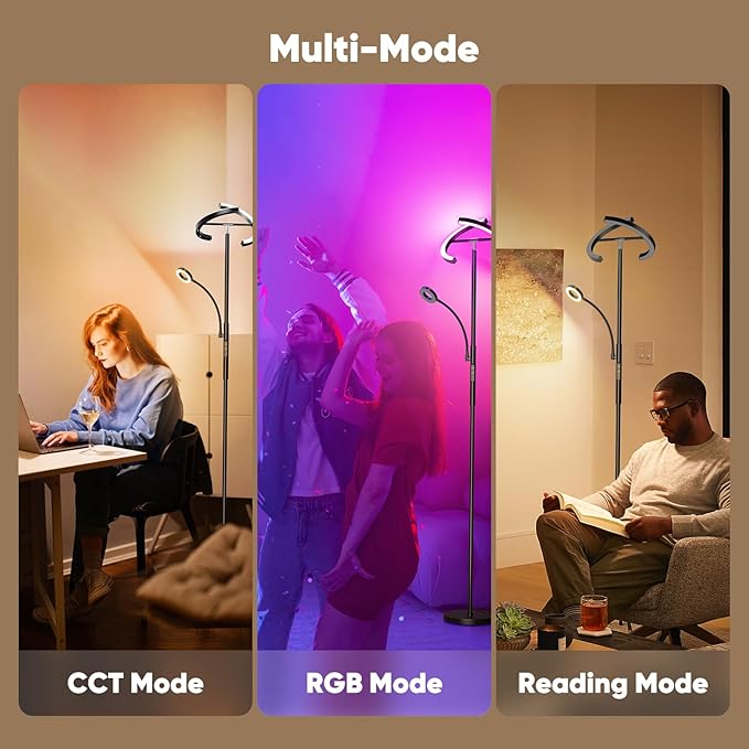 SIBRILLE Upgraded RGBCW Floor Lamp - Image 4