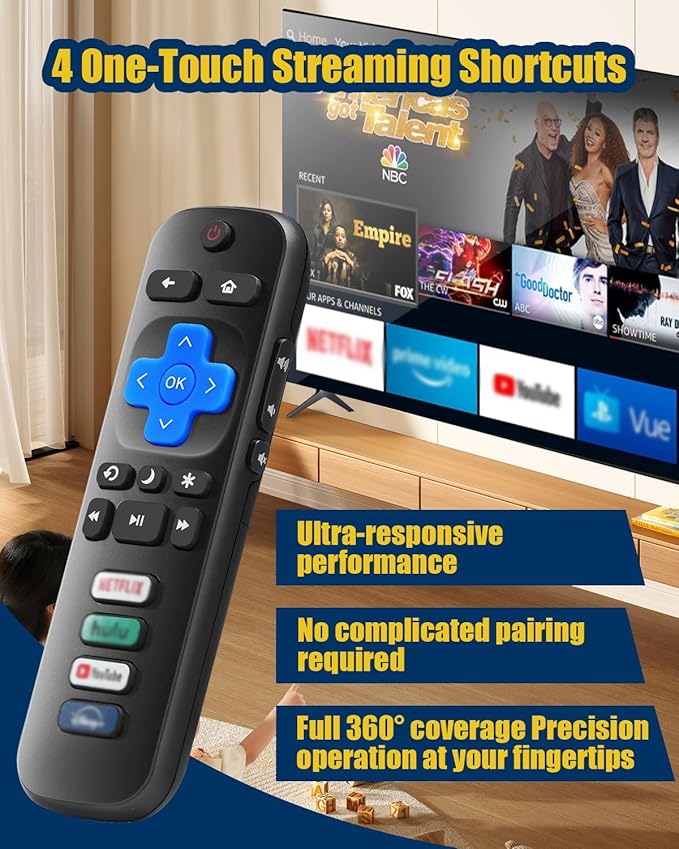 Replacement Remote Control for Roku TV – Compatible - Image 3