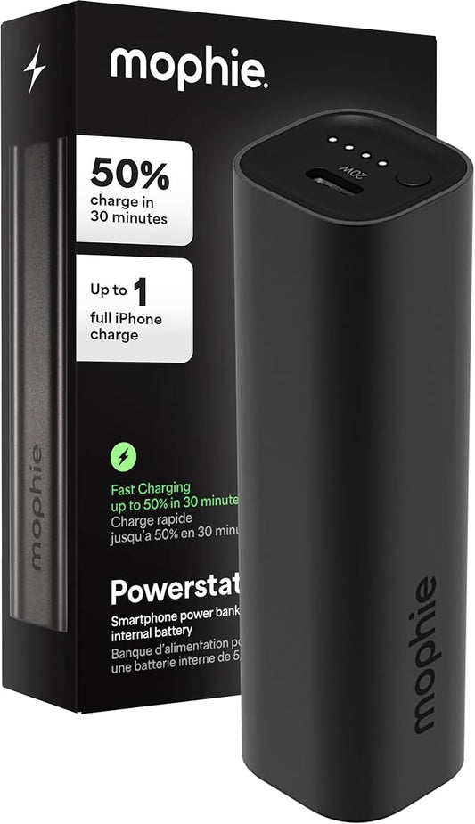 Mophie Powerstation Fast 5, 000mAh Power Bank | Fast and Portable | 20W by mophie