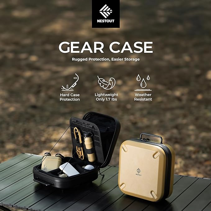 ELECOM NESTOUT Gear Storage Case, Lightweight Hard Shell, Water-Resistant - Image 2