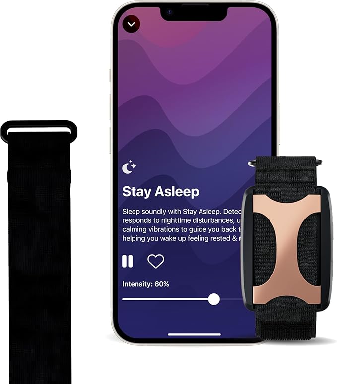 Bundle of Apollo Neuro Wearable & 12-Month SmartVibes AI Membership + Sleep Band by ApolloNeuro