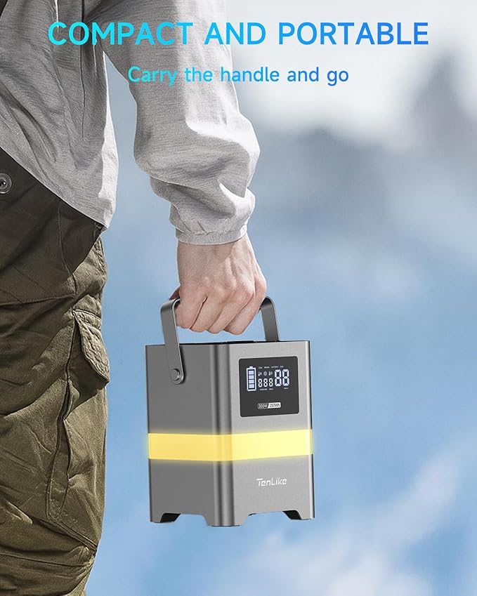 Portable Power Station, 300W Solar Generator 257Wh - Image 6