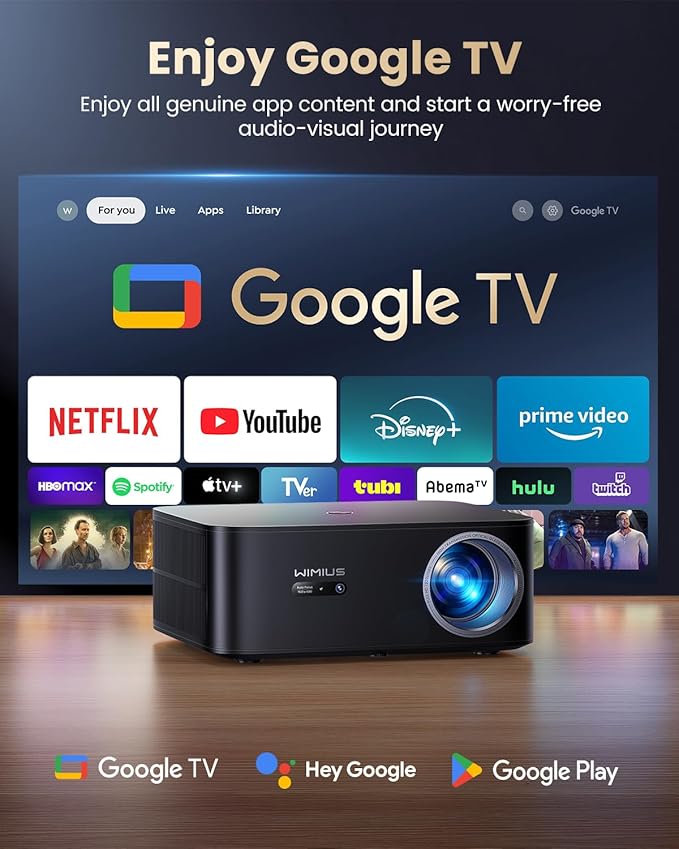 【Official Google TV/4K Supported 】Smart Projector - Image 2