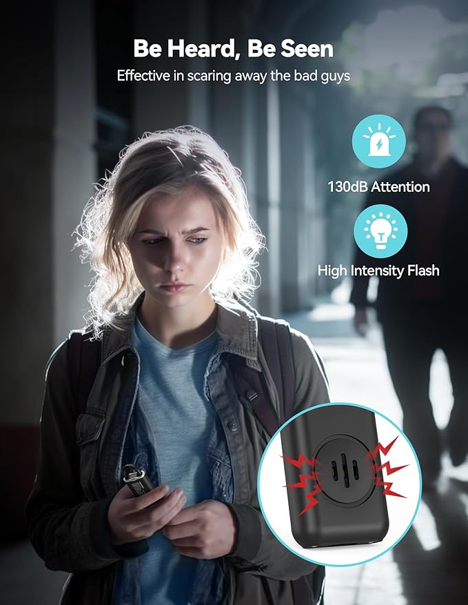 TECKNET Rechargeable Personal Safety Alarm - Image 2