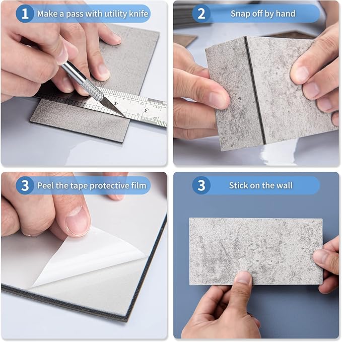 Art3d 102-Piece Backsplash Tile Peel and Stick - Image 7