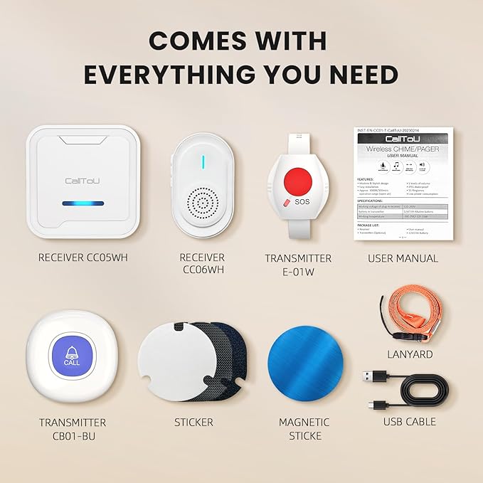 CallToU Wireless Caregiver Pager Call Button - Image 7
