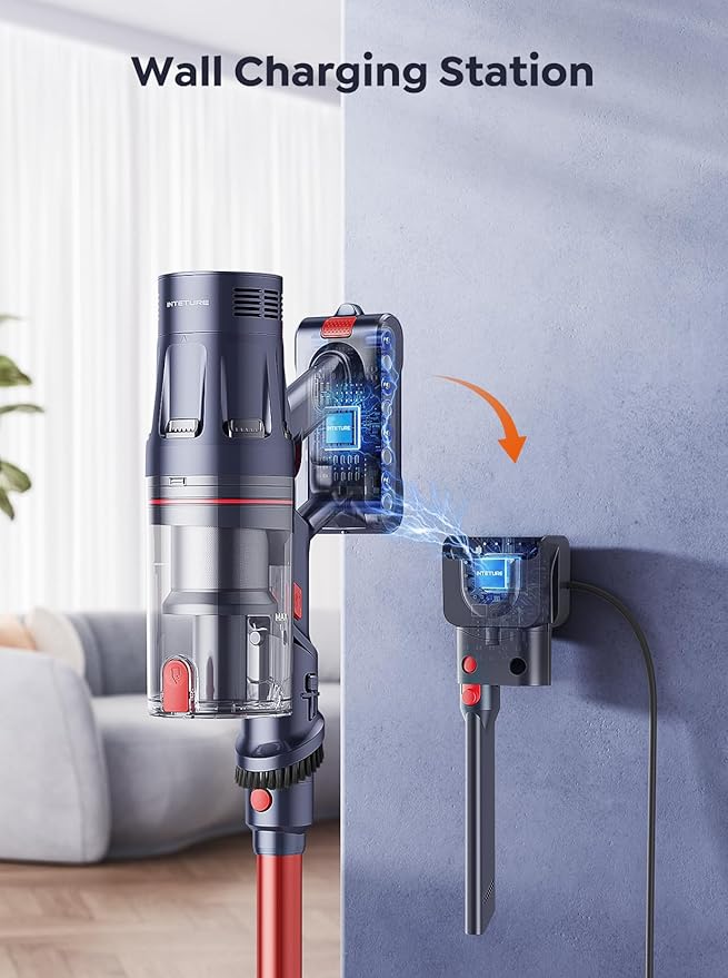 INTETURE Cordless Vacuum Cleaner, 600W 50Kpa 65Mins Vacuum Cleaners - Image 5