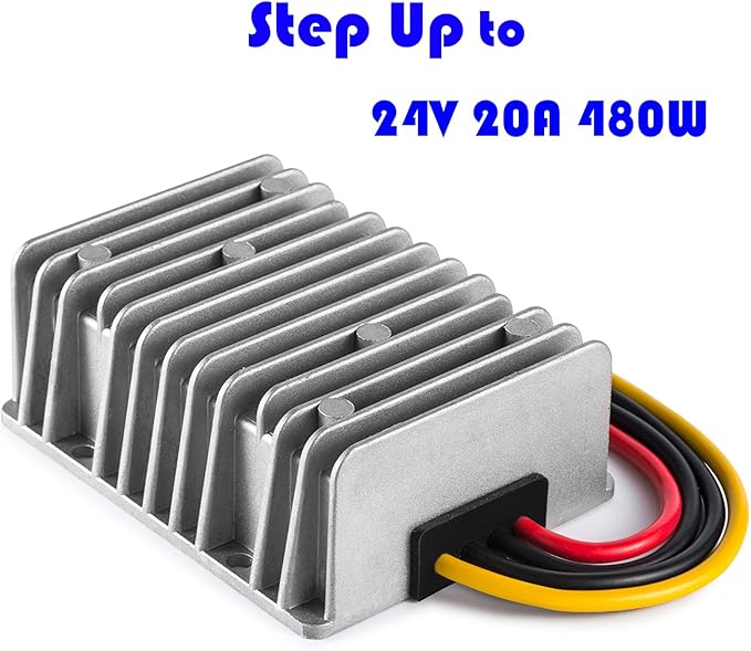 MGGi Waterproof DC/DC Converter 12V Step Up to 24V, Boost Converter 20A 480W - Image 2