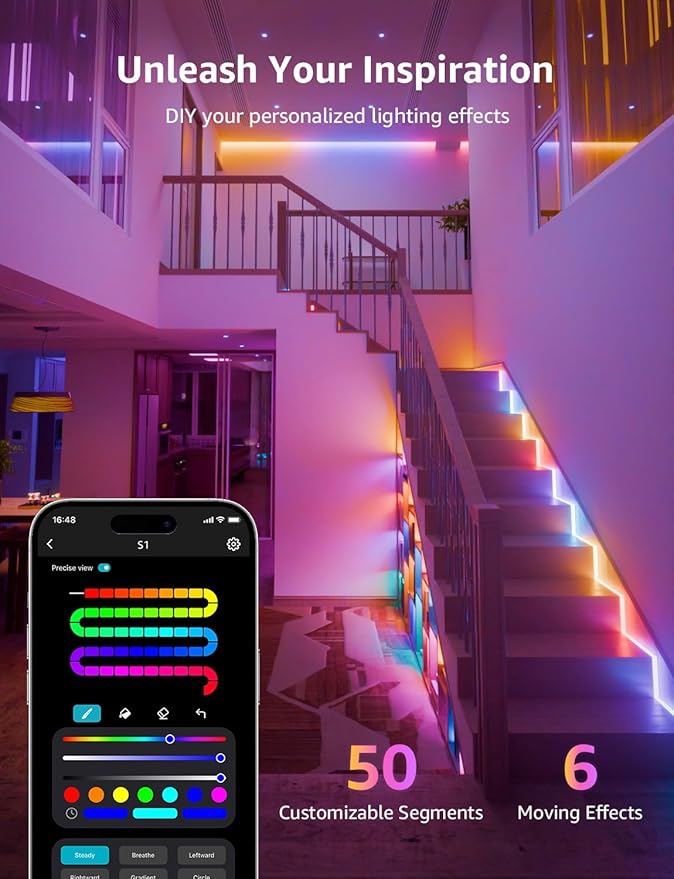 Lepro S1 AI LED Strip Lights for Bedroom - Image 5