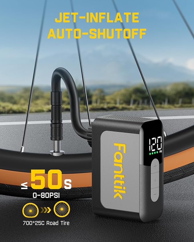 Fanttik X10 Ace Mini Bike Pump - Image 3