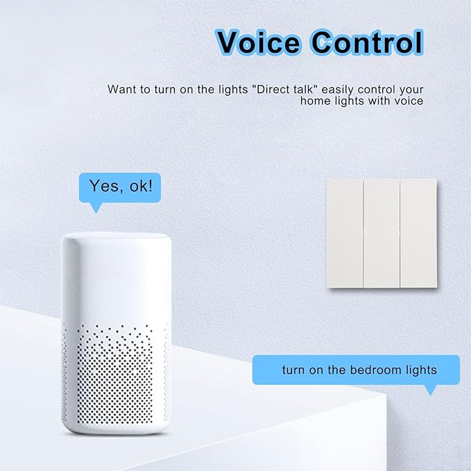 Deskbloom Scene Switch for Tuya for ZigBee 3.0, 6-Button Wall Controller - Image 3