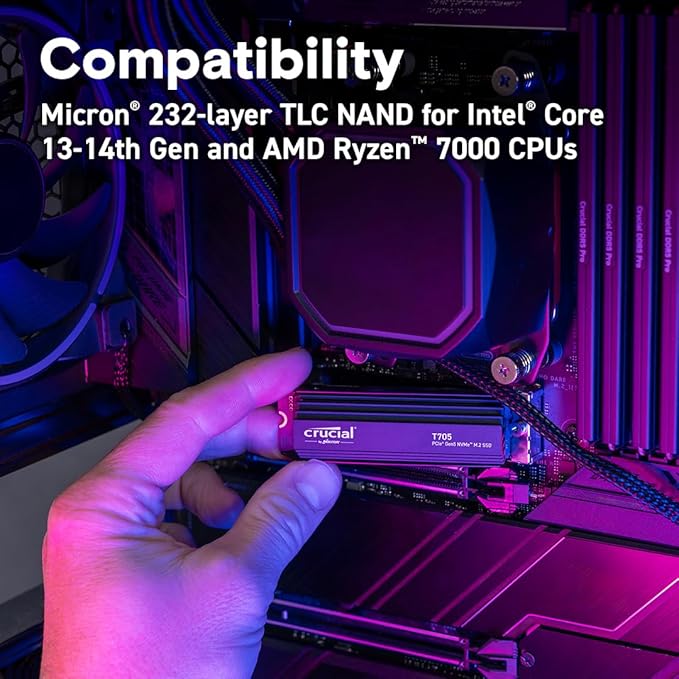 Crucial T705 PCIe Gen5 NVMe 1TB SSD - Image 5