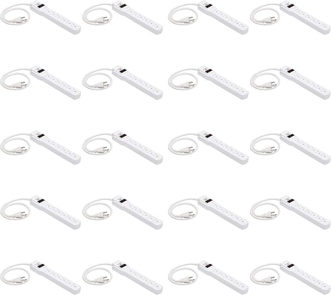 Amazon Basics Surge Protector Power Strip, 6-Outlet by AmazonBasics