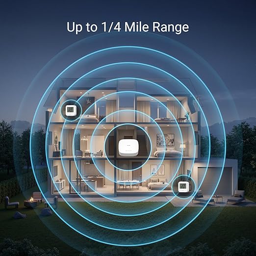 YoLink Smart Temp & Humidity Sensor, LoRa Long Range, 2 Year Battery, Indoor - Image 2