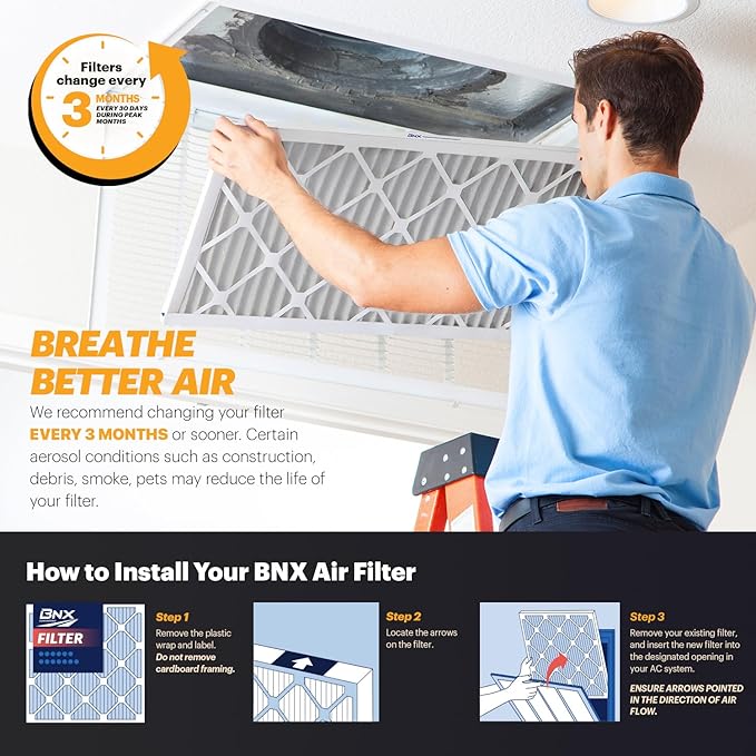 BNX TruFilter 16x30x1 Air Filter MERV 11 - Image 6