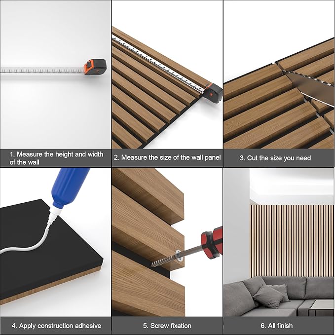 Yuzzy Acoustic Wood Slat Wall Panels - Image 6
