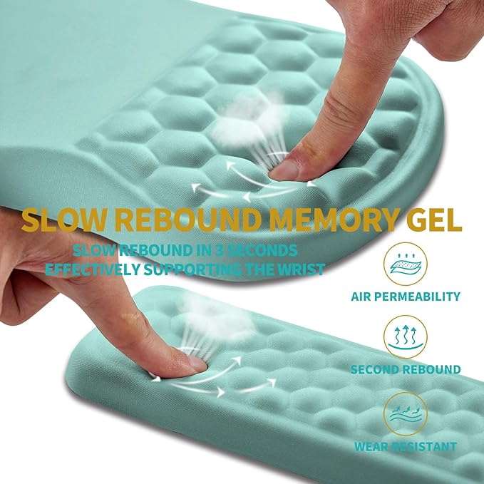 Hokafenle 2 in 1 Ergonomic Mouse Pad Wrist Support & Wrist Rest - Image 3