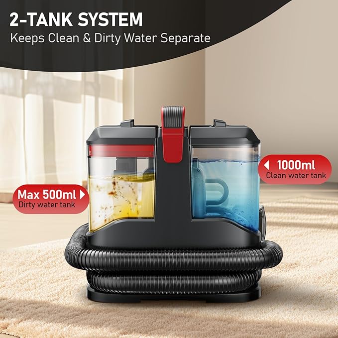 C9 Portable Carpet & Upholstery Cleaner Machine, Spot and Stain Deep Cleaner - Image 3