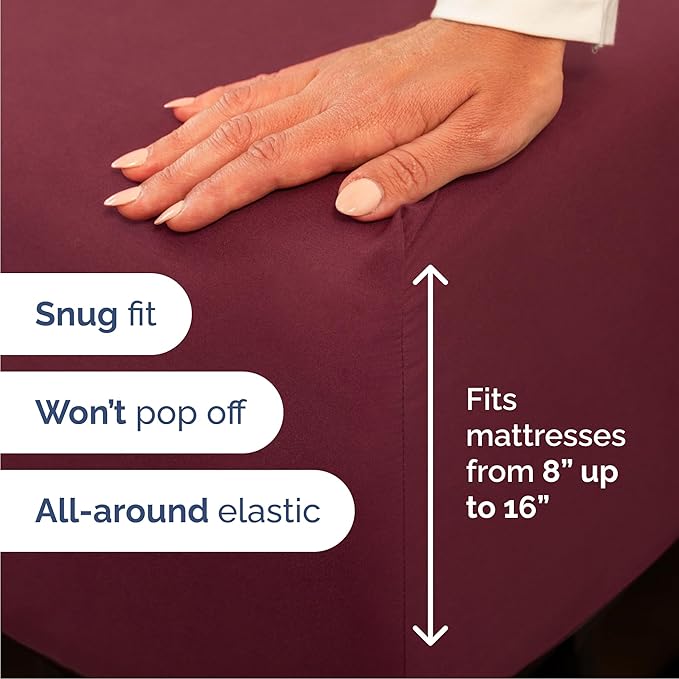Queen Size 4 Piece Sheet Set - Image 3