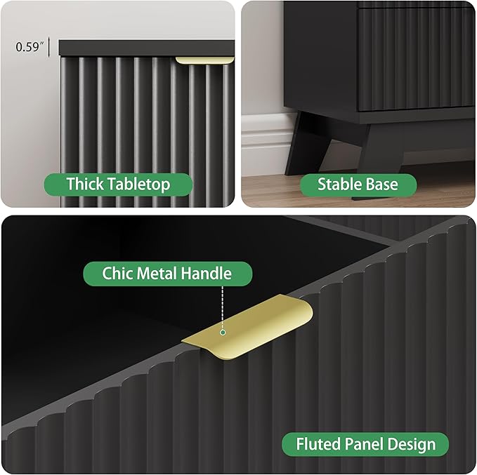Xixini Fluted Dresser for Bedroom - Image 6