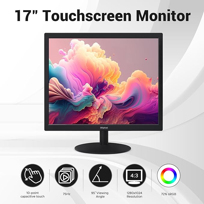 SKitphrati 17" Square 1280x1024 10-Point Multi Touch Screen Monitor - Image 2