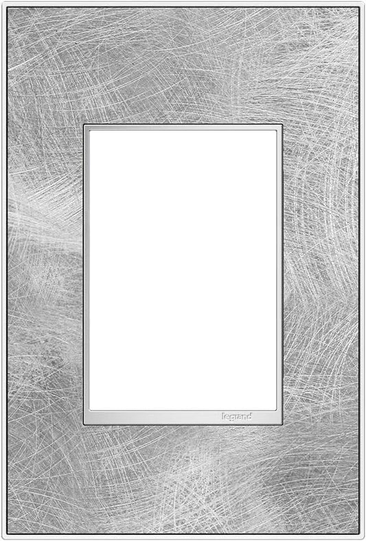 Legrand adorne Spiraled Stainless, 1-Gang + Wall Plate by adorne