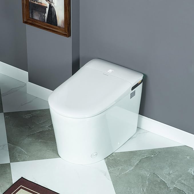 WOODBRIDGE ADA Height Smart Toilet – Auto Lid Open/Close, Foot Sensor, Zero - Image 3