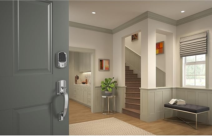 SCHLAGE BE489WB GRW 625 Encode WiFi Deadbolt Smart Lock, Keyless Entry - Image 7