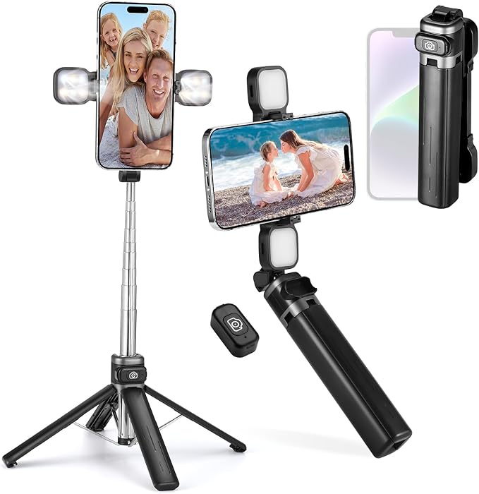 MQOUNY Mini iPhone Tripod Stand & Selfie Stick by MQOUNY