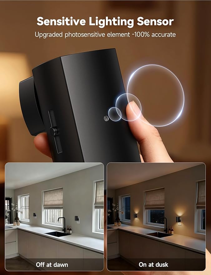 Brightown 2 Pack Night Lights Plug Into Wall, Modern Night Light - Image 3