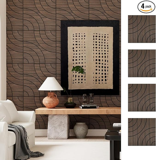 ARMURO 4 Packs Acoustic Wall Panels by ARMURO
