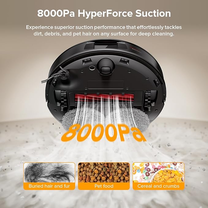 roborock Qrevo Series Robot Vacuum and Mop, 8000Pa Suction, Upgraded from Qrevo - Image 3
