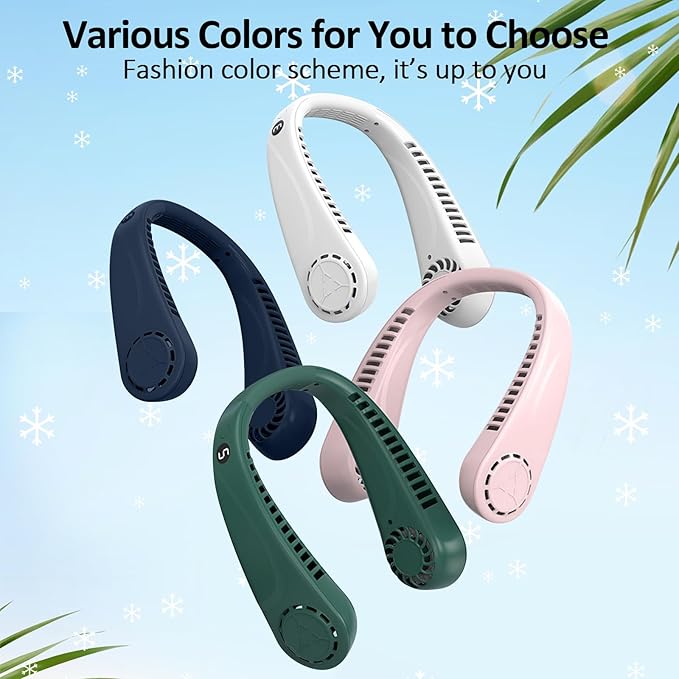 BIRDDIE Portable Bladeless Hanging Neck Fans - Image 6