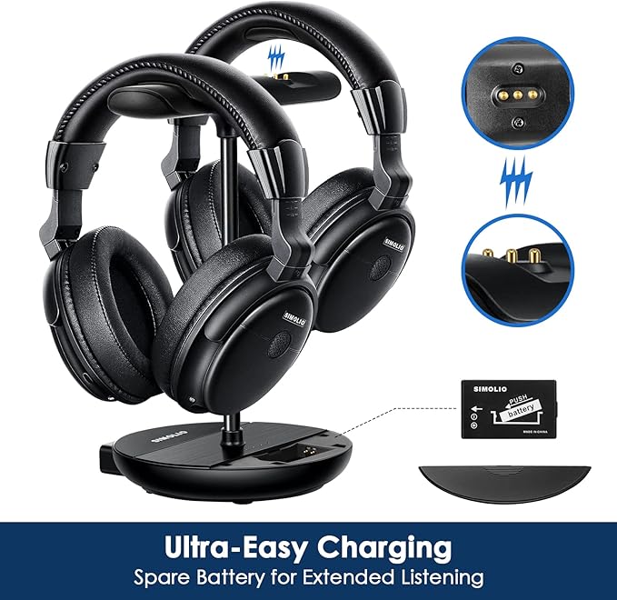 SIMOLIO Dual Wireless Headphones - Image 4