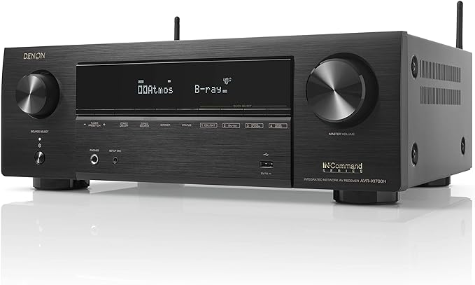 Denon AVR-X1700H 7.2 Channel AV Receiver - 80W/Channel by DenonElectronicsUSALLC
