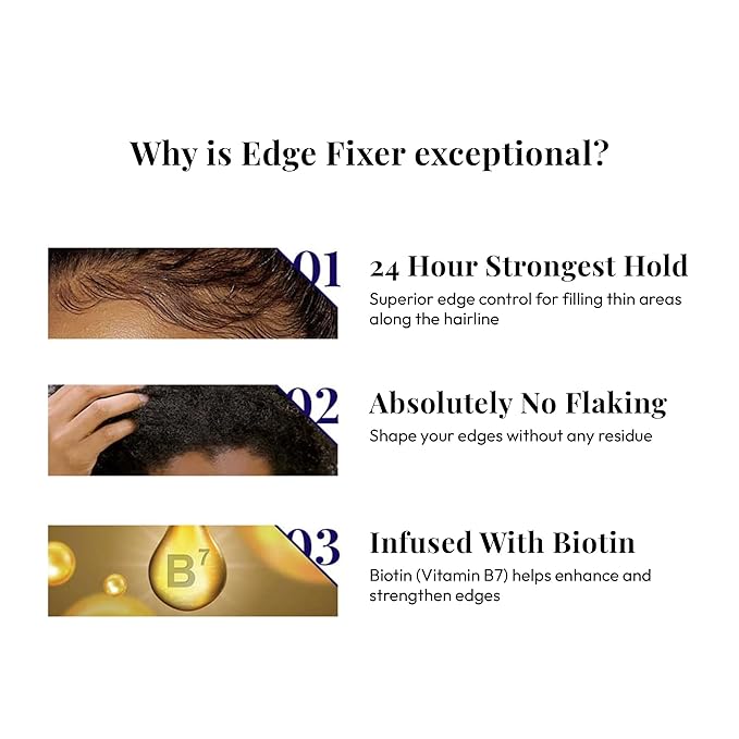 Red by Kiss Edge Fixer Extreme Hold, Strong Edge Control - Image 4