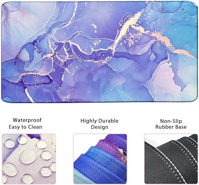 4-in-1 Large Mouse Pad, Keyboard Wrist Rest Pad & Wrist Support Mousepad Set - Image 4